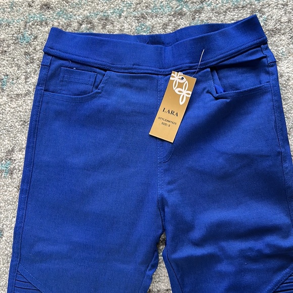 Blue moto jeggings NWT - Picture 2 of 6